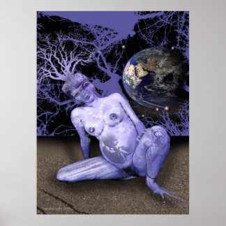 POSTER NASCIMENTO AZUL