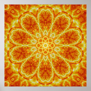 Pôster Nascimento de uma mandala de Sun