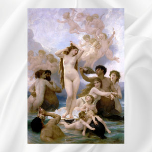 Poster Nascimento de Vênus por William-Adolphe Bouguerea