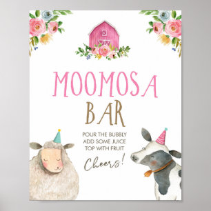 Poster Nascimento do Barnyard dos Animais da Fazenda Mimo