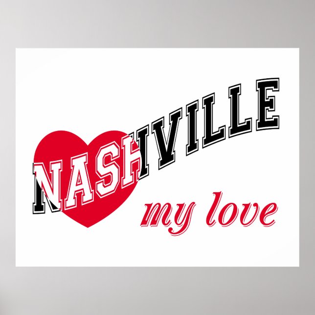 Poster Nashville meu amor (Frente)