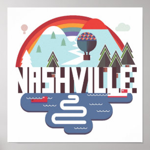 Pôster Nashville no design