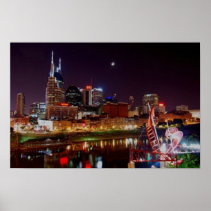 Pôster Nashville Skyline