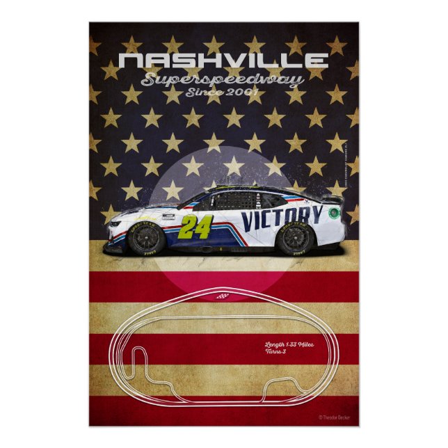 Pôster Nashville Superspeedway (Frente)