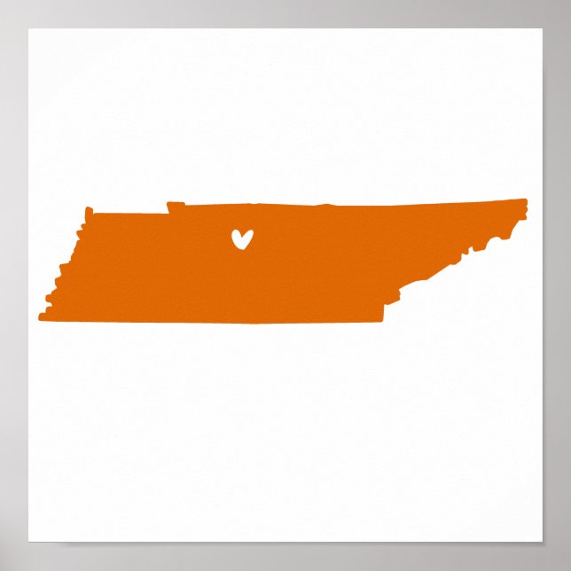 Pôster Nashville, Tennessee Love (Frente)