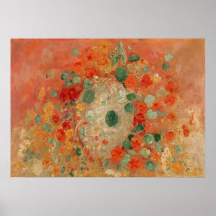 Poster Nasturtiums (1905) por Odilon Redon