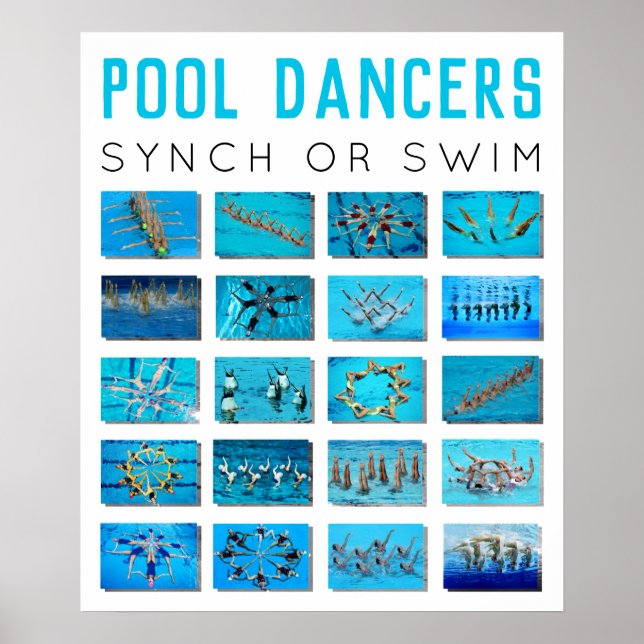 Poster Natação creativa (Frente)