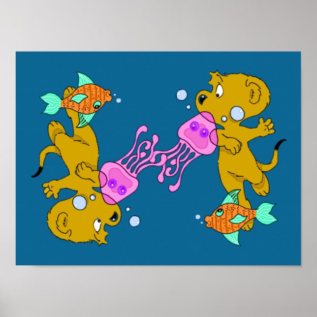 Poster Natação de Ferald (Frente)