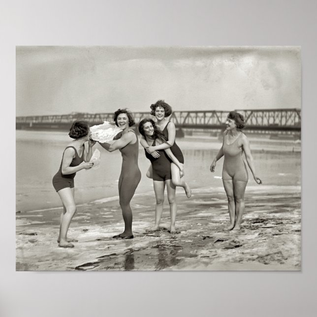 POSTER NATAÇÃO DO INVERNO DO POTOMAC 1924 (Frente)