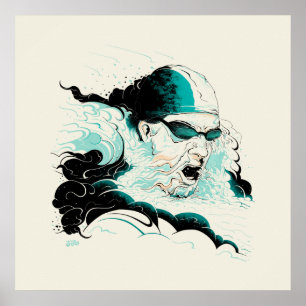 Pôster Natação olímpica