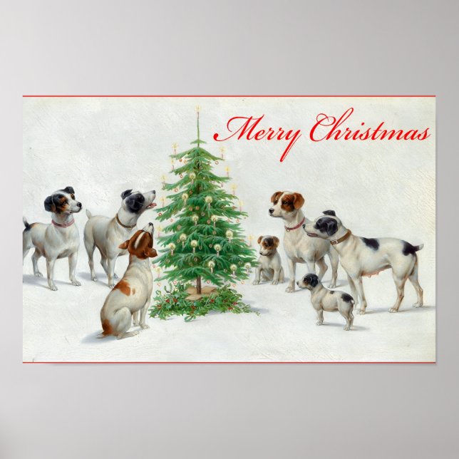 Poster natais vintages (Frente)