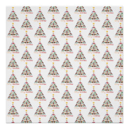 Pôster Natais vintages de cavalo