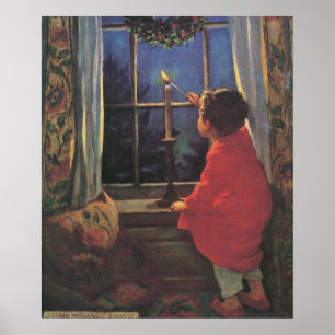 Pôster Natais vintages Eve por Jessie Willcox Smith