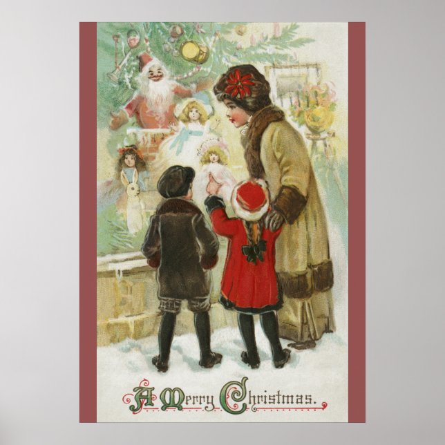 Poster Natal 1912, Compra da janela (Frente)
