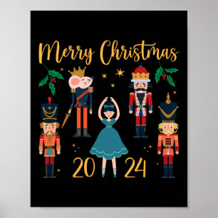 Poster Natal 2024 - Clara E Balé Nutcracker Pajama