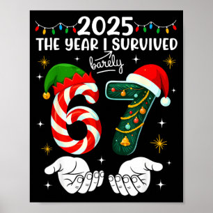 Poster Natal 2025 O Ano Mal Sobrevivi Seis Sete