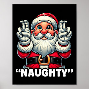 Poster Natal Belo Lista Papais noeis Nojentos Felizes Nat