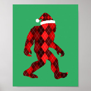 Poster Natal Bigfoot - Natal Engraçado