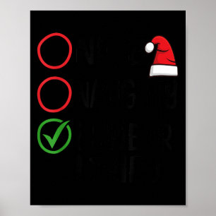 Poster Natal Bonito Travesso Eu Juro Que Tentei Natal L