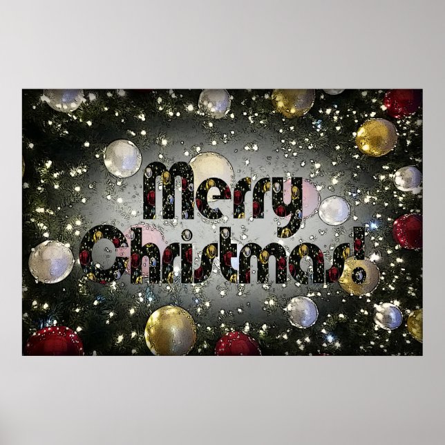 Poster Natal Brilhante (Frente)