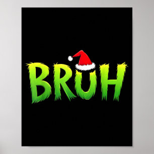 Poster Natal Bruh Natal Crianças Adolescentes Meninos Nat