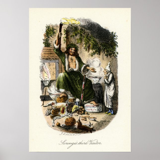 Pôster Natal Carol - Fantasma do Presente de Natal (Frente)