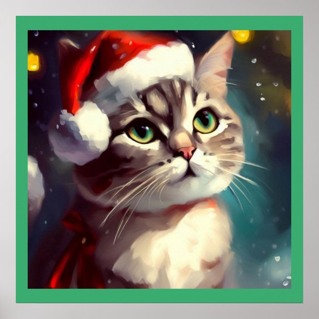Poster Natal Cat 2 (Frente)