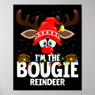 Poster Natal Correspondente Eu Sou A Rena Bougie