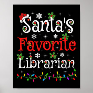 Poster Natal da Bibliotecária Xmas O Natal da Bibliotecár