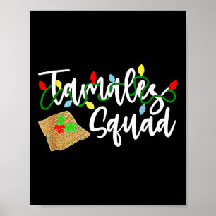 Poster Natal da equipe Tamales Squad Tamales