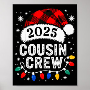 Poster Natal da Turma dos Primos 2025 Papai Noel Crianças