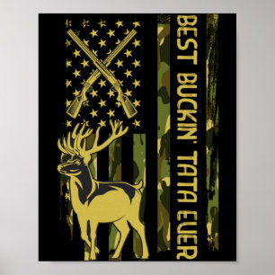 Poster Natal de Caça ao Veado Buckin Masculino