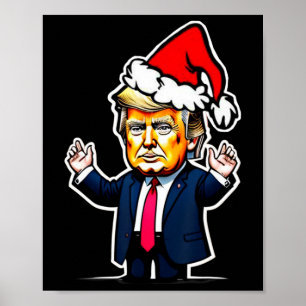 Poster Natal de Donald Trump para Pais e Mulheres Natal