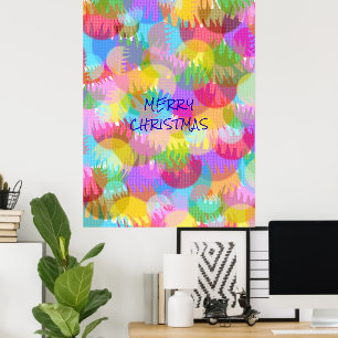POSTER NATAL DE MERCADORIAS PERSONALIZADO E COM COR ESPAR