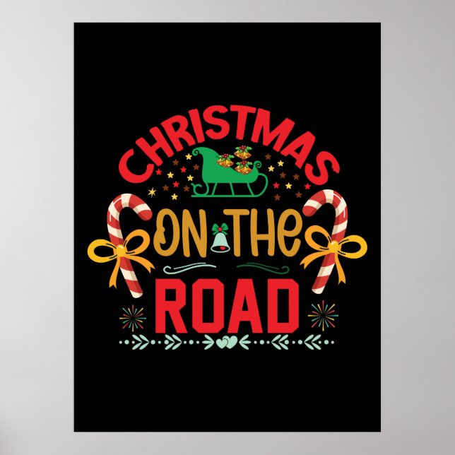 Poster Natal De Natal Na Estrada (Frente)