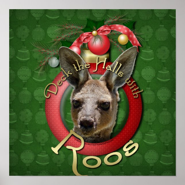Pôster Natal - Deck the Halls - Roos (Frente)