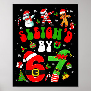 Poster Natal Derrubado Por 67 Meme Divertido Seis Sete 6