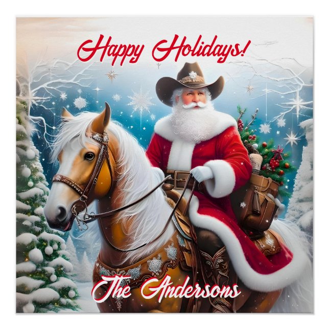 Pôster Natal do Papai Noel (Frente)