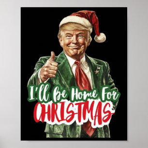 Poster Natal Donald Trump Presidente 2024 Dançar Funn