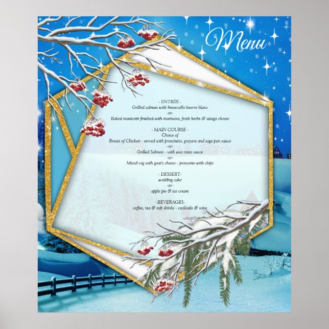 Poster Natal e Ano Novo de 2024 (Frente)