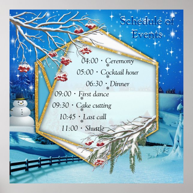 Poster Natal e Ano Novo de 2024 (Frente)