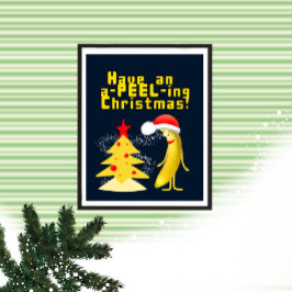 Poster Natal e banana