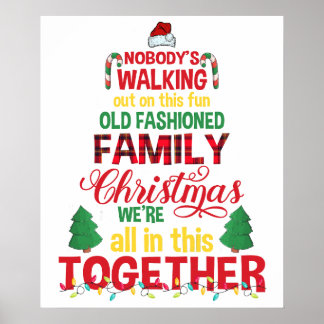 Poster Natal em família juntos