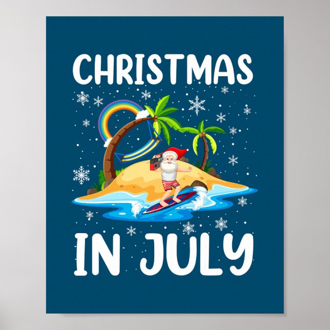 Poster Natal Em Julho (Frente)