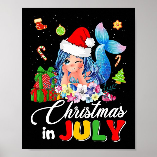 Poster Natal Em Julho, Anime Bonita Sum Santa Hat Sum (Frente)