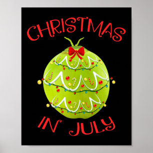 Poster Natal Em Julho Camisa Para Mulheres Havaianas Cria