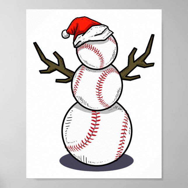 Poster Natal Em Julho De Verão Vende Snowman - Presente (Frente)