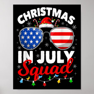 Poster Natal Em Julho Squad Summer Beach Papais noeis No