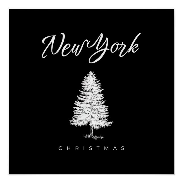 Pôster Natal em Nova York (Frente)