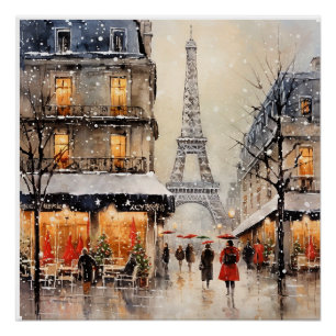 Pôster Natal em Paris,